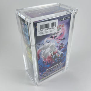 Boîte d'entraînement Elite personnalisée avec couvercle magnétique, étui portable en acrylique pour boosters <span class=keywords><strong>Pokémon</strong></span>, pour le rangement - Product Image 6