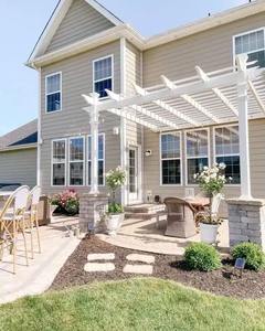 <span class=keywords><strong>Pergola</strong></span> moderne de luxe, cadre fin minimaliste en aluminium, <span class=keywords><strong>pour</strong></span> terrasses d'appartements modernes, maximisant les vues et la lumière, imperméable - Product Image 2