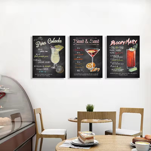 Toile imprimée mur art décoration de la maison simple gâteau légume tasse à café murale suspendu peinture cuisine salle à manger - Product Image 3