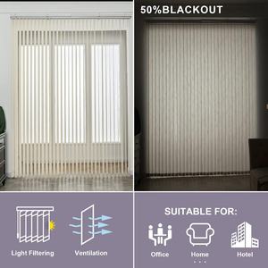 تخصيص الساخنة ختم شبه التعتيم استبدال الشرائح الذكية الستائر العمودية بمحركات لغرف الحياة - Product Image 2