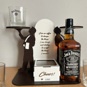 Présentateur de bouteilles en acrylique personnalisé Vodka Tequlia présentoir de bouteilles de vin Glorifier pour <span class=keywords><strong>Jack</strong></span> Daniel's - Product Image 3