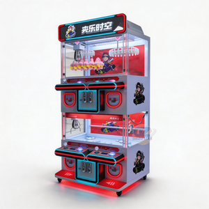 Mini-machine à grue pour 4 joueurs avec accepteur de billets et de pièces, lecteur de cartes, <span class=keywords><strong>jeu</strong></span> d'arcade personnalisé, son réaliste et lumières clignotantes <span class=keywords><strong>en</strong></span> métal - Product Image 1