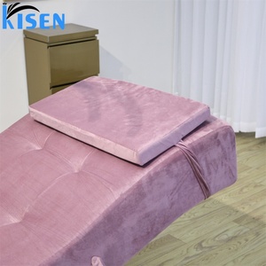 KISEN Nouveau Lit de Beauté Électrique Réglable en Velours et Similicuir Rose pour Extensions de Cils, Chaise Faciale, Équipement de Salon - Product Image 5