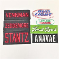 Patchs brodés personnalisés en feutre sergé, lettres et fleurs, thermocollants ou à coudre, en forme de cœur et d'alphabet, pour sacs et décoration de chapeaux