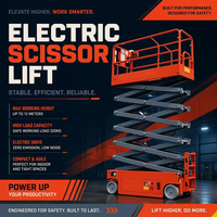 Plateforme élévatrice à ciseaux électrique hydraulique autopropulsée de 18 m, compacte et étroite, avec garantie de 2 ans, pour économiser les coûts de main-d'œuvre