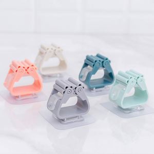 High Quality Rock Household Adhesive Storage <b>Wall</b> Mounted <b>Mop</b> Broom Holder for Kitchen Bathroom - Product Image 1