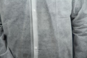 Einweg-Medizin mantel für Erwachsene Durable White Coat <span class=keywords><strong>2</strong></span> Taschen mit gestrickten Manschetten und Kragen (S-3XL) - Product Image 5