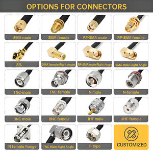 Câble d'extension N mâle vers SMA mâle <span class=keywords><strong>LMR200</strong></span> Assemblage 50 Ohm Câble de communication coaxial RF RG58 LMR195 <span class=keywords><strong>LMR200</strong></span> à faible perte - Product Image 5