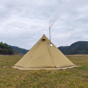 <span class=keywords><strong>Tente</strong></span> <span class=keywords><strong>tipi</strong></span> pour 4 à 6 personnes avec poêle, imperméable, coupe-vent, <span class=keywords><strong>tente</strong></span> pyramide teepee, <span class=keywords><strong>tente</strong></span> de camping en plein air pour la famille - Product Image 3