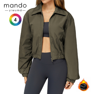 แจ็กเก็ตผ้าโพลีเอสเตอร์100% สำหรับผู้หญิงแจ็กเก็ตเดินป่ากลางแจ้งฝนสำหรับฤดูหนาว - Product Image 1