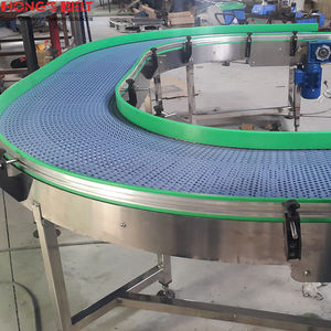 红带模块化曲线带式输送机90度平顶曲线输送机 - Product Image 5