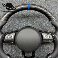 Volant en cuir vintage amélioré, adapté aux Volkswagen MK5 MK6 MK7 7.5 GTI GTD R Golf7 7R Passat Polo GTI CC Tiguan