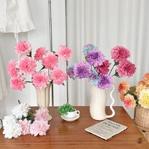 Fleur artificielle en soie Yasunobu, dahlia, branche unique, décoration de mariage et de maison - Product Image 2