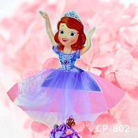 Conception de gros dessin animé 7 princesse gâteau haut anniversaire mariage décor pour merveilleux décor de fête