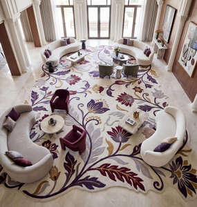 Tappeto in Lana Personalizzato Annodato a Mano <span class=keywords><strong>per</strong></span> Corridoi e Sale da Ballo di Hotel di Lusso, Tappeto Commerciale Acustico a Pelo Lungo - Product Image 2