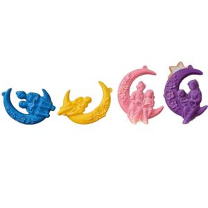Moule en silicone pour pendentif M60435 Lune <span class=keywords><strong>Grand</strong></span>-mère Petit-fils en gypse - Product Image 5
