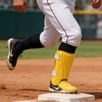 Protection de jambe de baseball respirante de haute qualité, personnalisée, nouvelle, pour les joueurs et les receveurs, équipement de protection professionnel