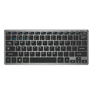 Factory Hot Selling Compatible 78-key Mini Wireless Bt Ergonomic Ultra Thin Aluminium + Abs Black <b>Keyboard</b> Mouse in Stock 780b - Product Image 4