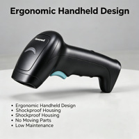 Escáner de Códigos QR Honeywell de Escaneo Rápido, Luz Blanca LED, Lector de Códigos de Barras 1D y 2D, Escaneo Automático, Escáner POS para Comercio Minorista