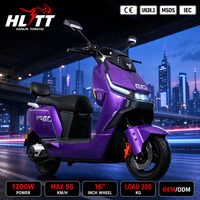Powerful Electric Motorcycle Family City Commuting Dual Long Seat 48V 60V 72V Battery Compatible