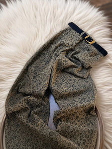 Nouveau pantalon en jean taille haute imprimé léopard haut de gamme pour femme – Style rétro décontracté et tendance - Product Image 6