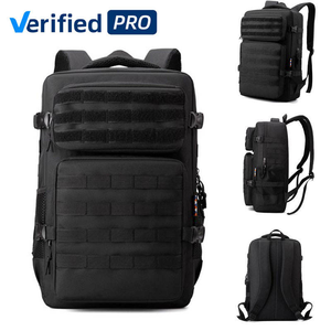 <span class=keywords><strong>Mochila</strong></span> <span class=keywords><strong>de</strong></span> Viaje Personalizada <span class=keywords><strong>de</strong></span> 30L, Impermeable, para Exteriores, Camuflaje, Senderismo, Supervivencia, Negra, Táctica - Product Image 1