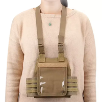 2025 Molle chasse ID titulaire tactique poitrine pochette pour licence/téléphone/cartes étanche Nylon Document organisateur