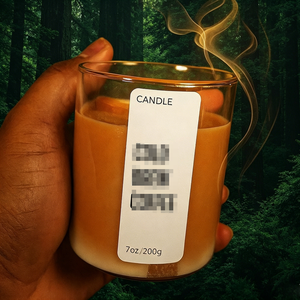 Bougies en verre en forme <span class=keywords><strong>de</strong></span> café glacé, parfum vanille, en cire <span class=keywords><strong>de</strong></span> soja, grandes, en vrac, pour table, vente en gros - Product Image 6