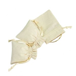 Sacs d'emballage pour bijoux, sacs de rangement pour bijoux, sacs en velours à cordon, sac à cordon pour écouteurs - Product Image 6