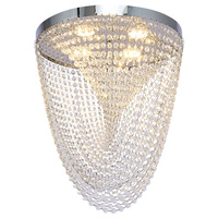 Lustre suspendu de luxe en cristal à hauteur réglable pour villa, escalier, hôtel, salle de banquet