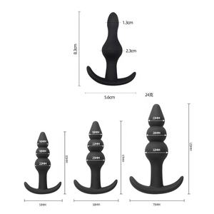 Kit de Entrenamiento Anal, Tapones Anales Impermeables de Silicona, Dildos para Entrenamiento Anal - Product Image 3