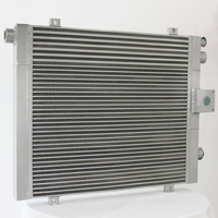 Nouveau refroidisseur de compresseur d'air en aluminium HM, échangeur de chaleur à plaques ailettes, refroidisseur combiné air/huile pour compresseur à vis