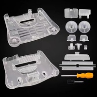 Coque en plastique dur de couleur transparente pour Console de jeu vidéo Nintendo N64 rétro, boîtier de remplacement