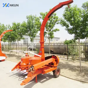 Agriculture farm use straw silage forage and maize harvester machine