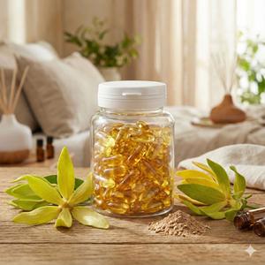 Extracto de cáñamo Novaloa, mezcla de melatonina, ylang y lavanda, cápsulas MCT para dormir, frasco de 30 unidades, fórmula premium natural para apoyo del sueño. - Product Image 2