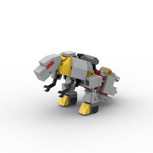 MOC Piccolo Robot Trasformabile Esoscheletro Mini Robot a Cavo Azionato Blocchi <span class=keywords><strong>Giocattolo</strong></span> in Plastica ABS <span class=keywords><strong>Giocattolo</strong></span> Educativo Fai-da-te - Product Image 2
