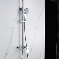 Robinet de douche mural exposé certification de haute qualité au design moderne Momali ensemble de douche pluie en filigrane système de douche