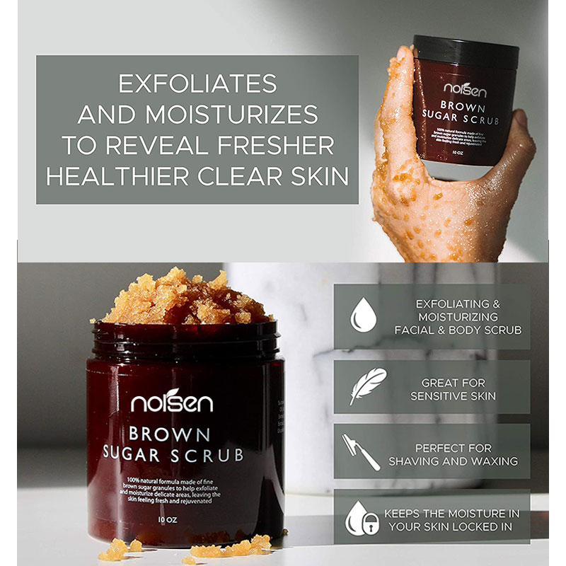 Own brand organic deep cleansing whitening exfoliating Rose Body Scrub