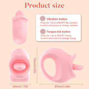 Vibrateur en forme de bouche, jouet sexuel féminin, masseur érotique, machine à lécher la langue, vibrateur pour femmes et couples - Product Image 6