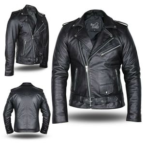 Custom Designed Slim Fit Genuine Lambskin Black Motorbike Leather <b>Jacket</b> for Men Windproof Adult <b>Biker</b> Sportswear for Racing - Product Image 4