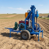 Plateforme de forage de puits d'eau hydraulique YIDE YD-100 25HP |   Machine de forage de puits portable de 120 m pour l'irrigation des terres agricoles