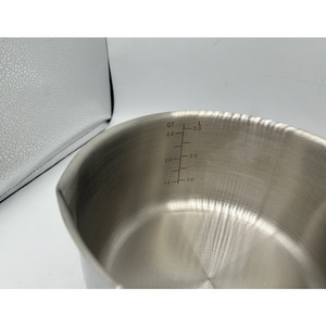 Listo para enviar 3 Qt Estilo coreano 304 Sartén de <span class=keywords><strong>acero</strong></span> <span class=keywords><strong>inoxidable</strong></span> <span class=keywords><strong>con</strong></span> tapa de <span class=keywords><strong>colador</strong></span> de vidrio para preparación de sopa - Product Image 3