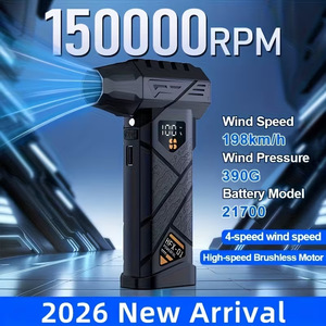 Mini aspirateur turbojet sans fil, souffleur de neige électrique, moteur sans balais haute vitesse 880000 tr/min, éclairage LED, nettoyage de voiture - Product Image 3