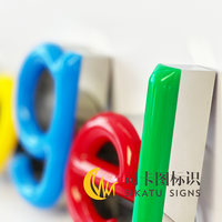 Lettres en résine époxy LED de haute qualité Enseignes électroniques colorées