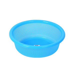 Escurridor Redondo de Malla Perforada Tamaño L, Cesta Reutilizable de Plástico PP para Lavado y Almacenamiento de Verduras en la Cocina - Product Image 4