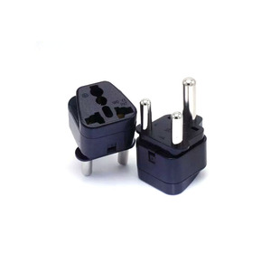 <span class=keywords><strong>Adaptador</strong></span> Universal de 15A con 3 Tomas de Corriente, Sin Conexión a Tierra, para Sudáfrica y EE. UU., Enchufe de Viaje con Panel Grande, Regleta de Alimentación Reductora - Product Image 1
