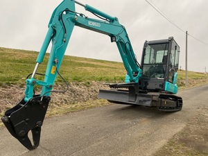 Miniexcavadora usada SK55SR de Shengang, excavadora hidráulica de cadenas sin cola de 5.5 toneladas, excavadora compacta original de Japón - Product Image 3