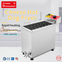 Friteuse coréenne pour chien, en acier inoxydable, fromage, hot-dog, friteuse pour chien à vendre