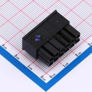 WAFER-WBM4.2-12PJK-GB Housing (Wire-to-Board / Wire-to-Wire) P=4.25mm Connector 2x6P 4.25mm Mini-Fit (MX 4.2) 4.25mm - Product Image 2