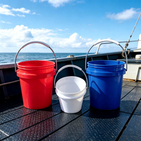 Seau miniature FOYO en plastique marin, accessoire pour bateau de pêche en haute mer, yacht, kayak, couleur et taille personnalisées disponibles